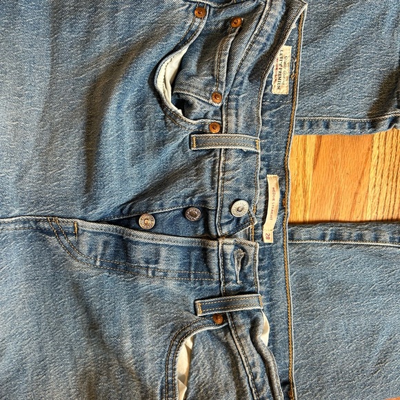 Levi's Blue Straight Leg Jeans Classic Denim - Picture 4 of 4